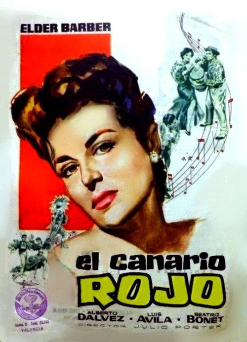 Red canary 1955 official movie poster