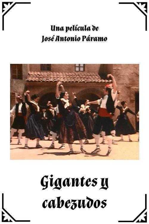 Gigantes y cabezudos 1969 official movie poster