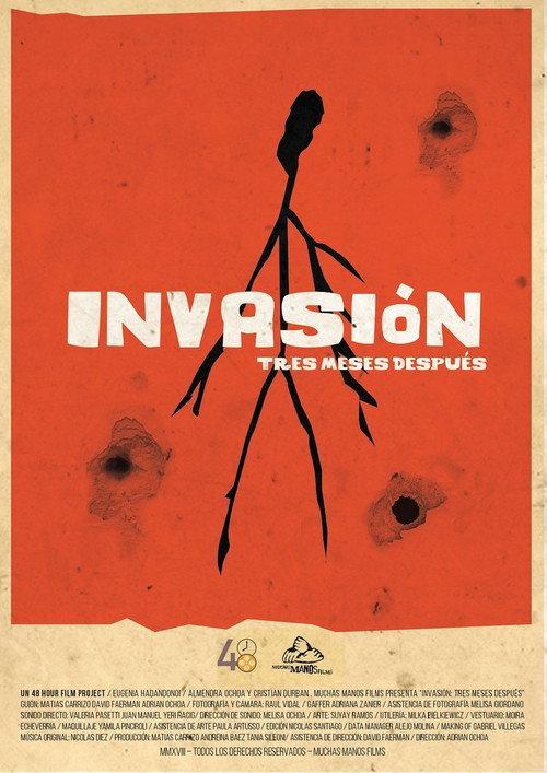 Invasion, three months after. 2018 official movie poster