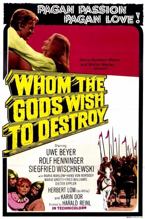 Whom the Gods Wish to Destroy 1966 official movie poster