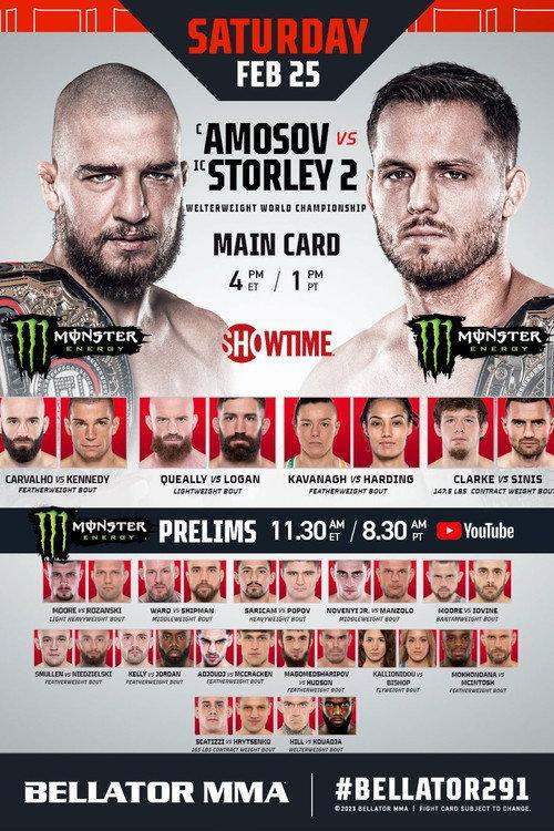 Bellator 291: Amosov vs. Storley 2 2023 official movie poster