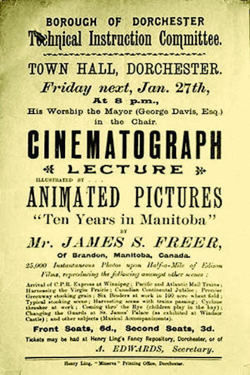 Ten Years in Manitoba 1898 official movie poster