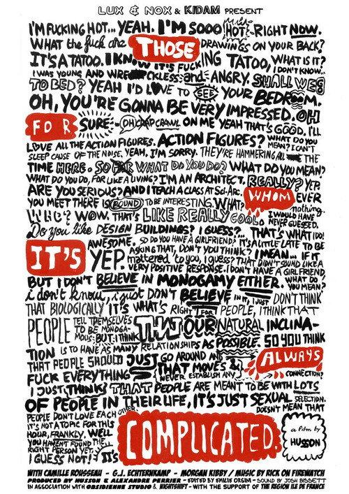 Those for Whom It's Always Complicated 2013 official movie poster