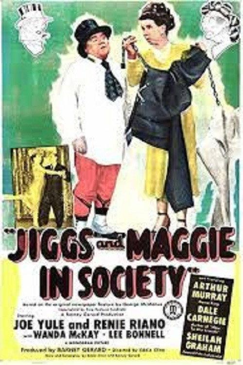Jiggs and Maggie in Society 1947 official movie poster