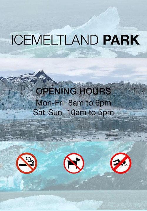 Icemeltland Park 2020 official movie poster
