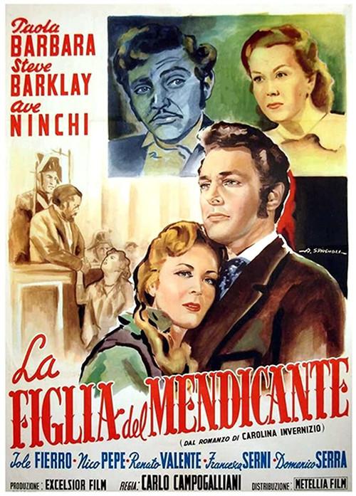 La figlia del mendicante 1950 official movie poster