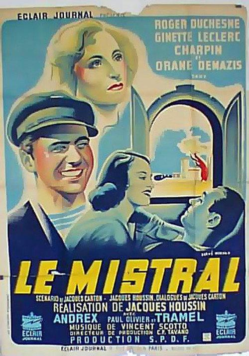 Le Mistral 1943 official movie poster