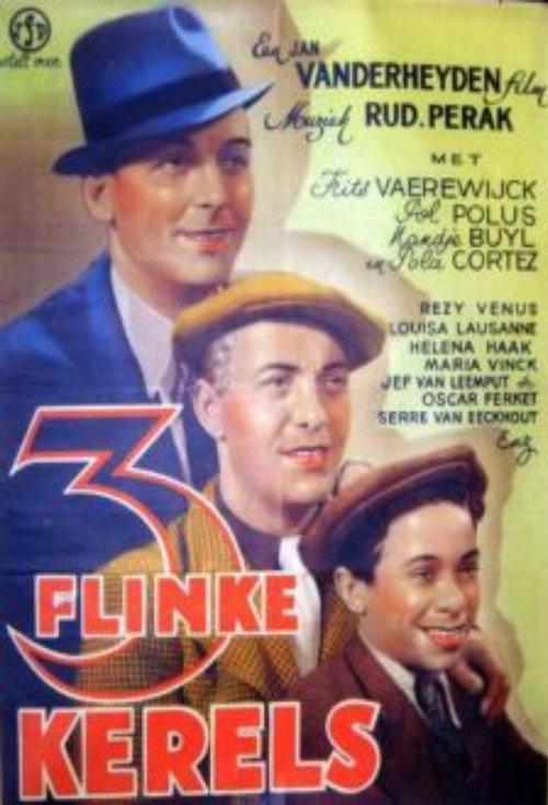 Drie flinke kerels 1938 official movie poster