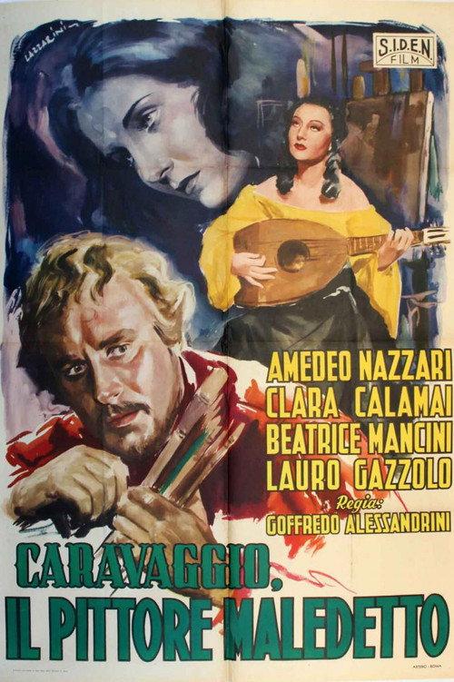 Caravaggio, il pittore maledetto 1941 official movie poster