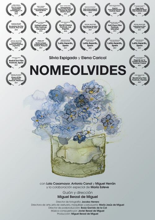 Nomeolvides 2016 official movie poster