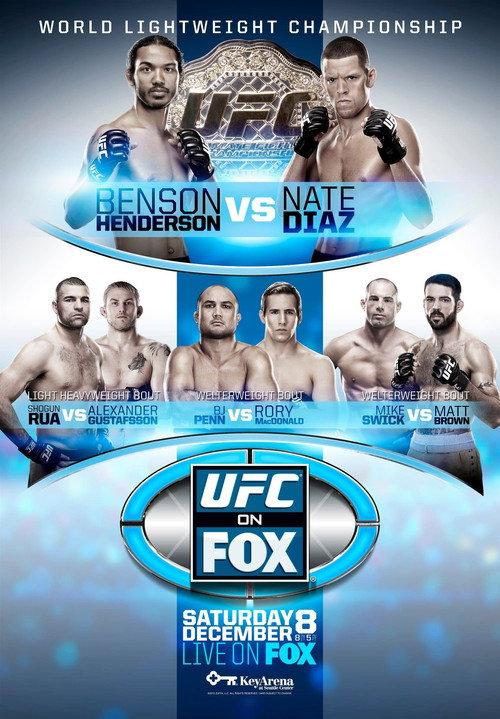 UFC on Fox 5: Henderson vs. Diaz 2012 official movie poster