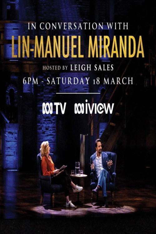 In The Room: Leigh Sales with Lin-Manuel Miranda 2023 official movie poster