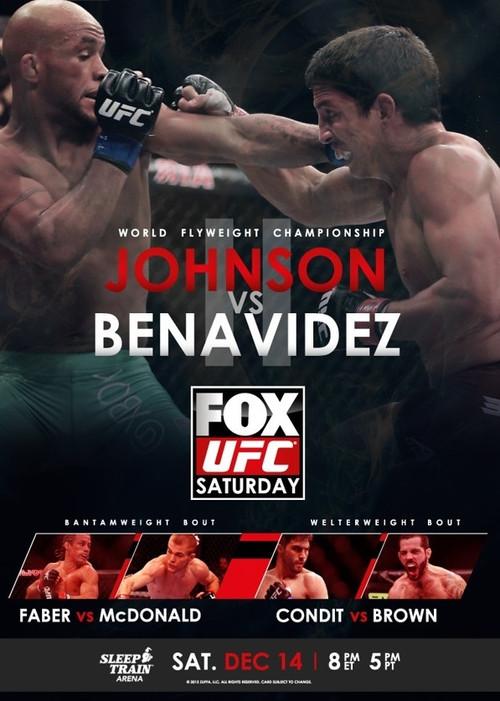 UFC on Fox 9: Johnson vs. Benavidez 2 2013 official movie poster
