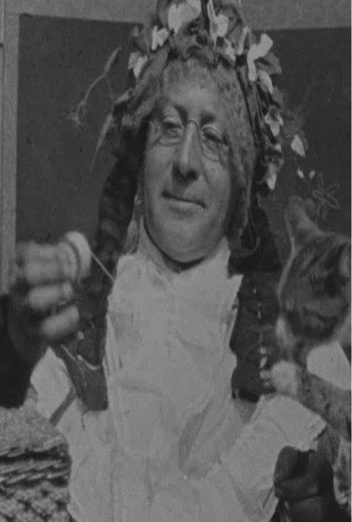 Grandma Threading Her Needle 1900 official movie poster