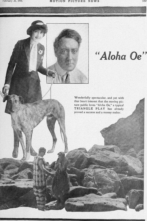 Aloha Oe 1915 official movie poster