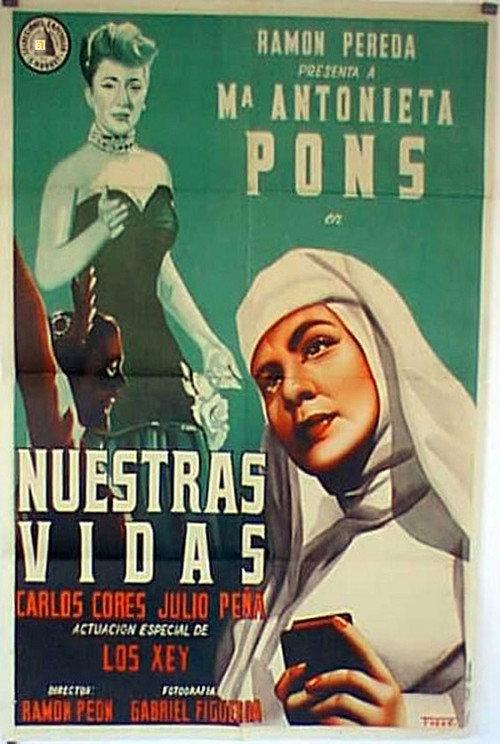 Nuestras vidas 1950 official movie poster