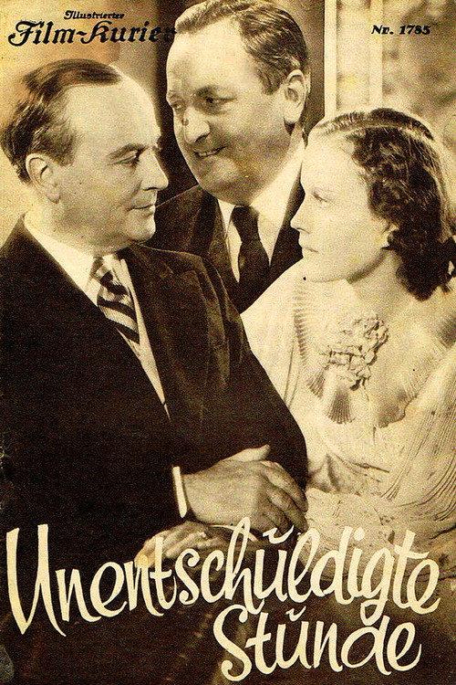 Unentschuldigte Stunde 1937 official movie poster