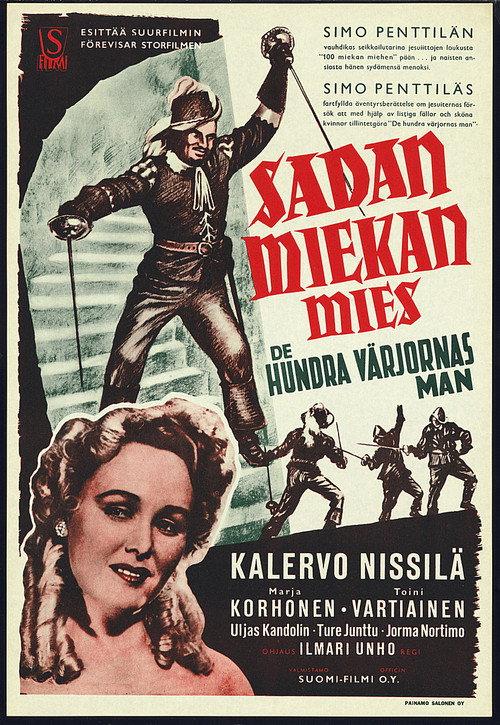 Sadan miekan mies 1951 official movie poster