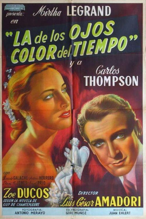 The one with eyes the color of time 1952 official movie poster