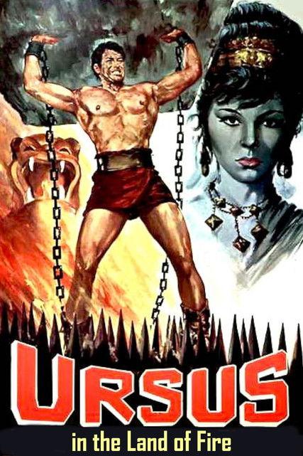 Ursus in the Land of Fire 1963 official movie poster
