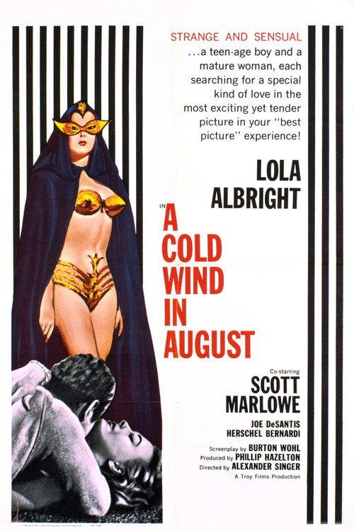A Cold Wind in August 1961 official movie poster