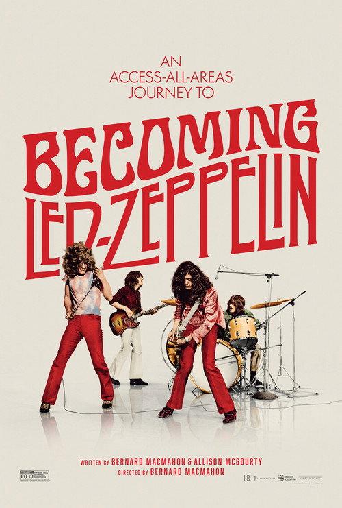 Becoming Led Zeppelin 2025 official movie poster