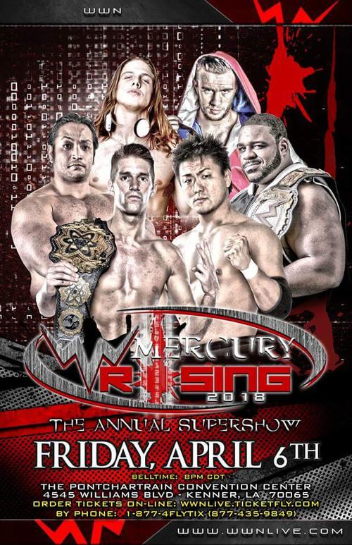WWN Supershow: Mercury Rising 2018 2018 official movie poster