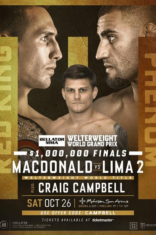 Bellator 232: MacDonald vs. Lima 2 2019 official movie poster