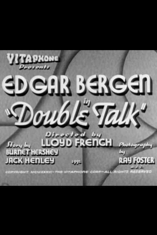 Double Talk 1937 official movie poster