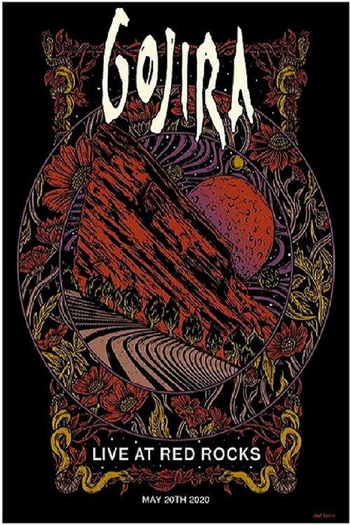 Gojira - Live at Red Rocks 2020 official movie poster