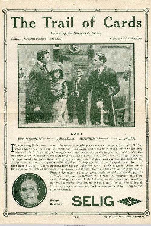 The Trail of Cards 1913 official movie poster