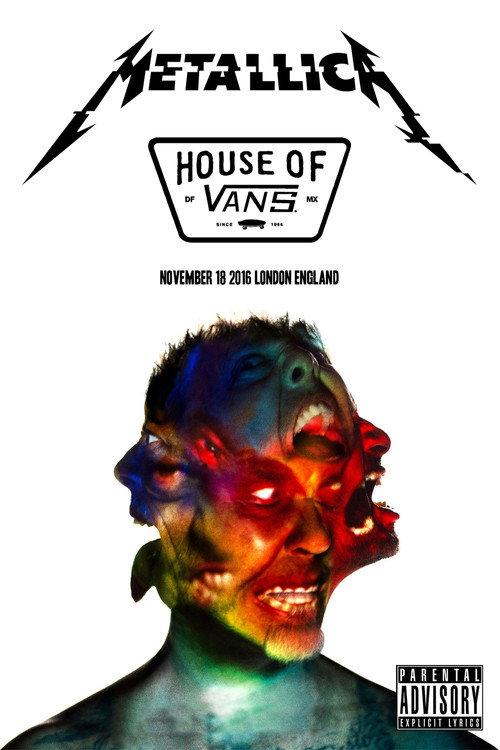 Metallica: Live from The House of Vans 2016 official movie poster
