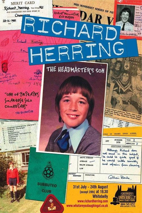 Richard Herring: The Headmaster's Son 2010 official movie poster