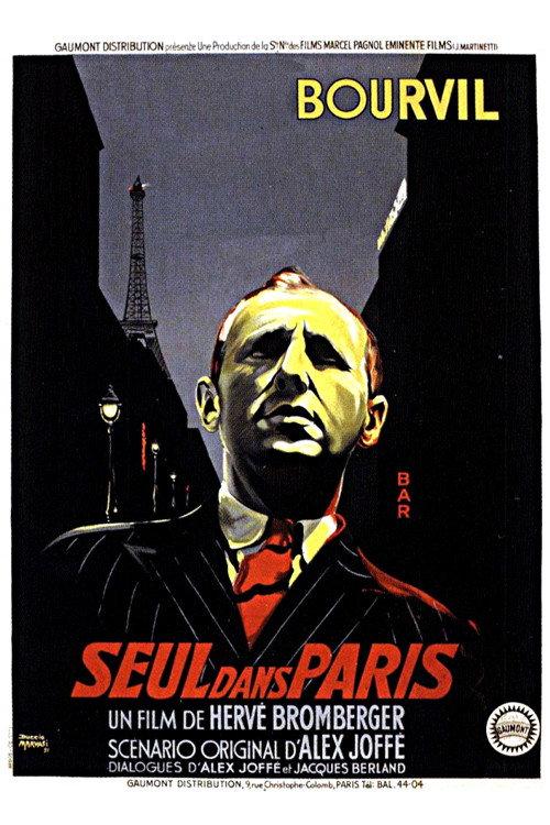 Alone in Paris 1951 official movie poster