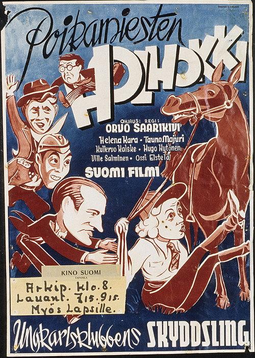 Poikamiesten holhokki 1938 official movie poster