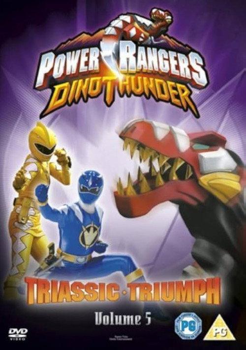 Power Rangers Dino Thunder: Triassic Triumph 2004 official movie poster
