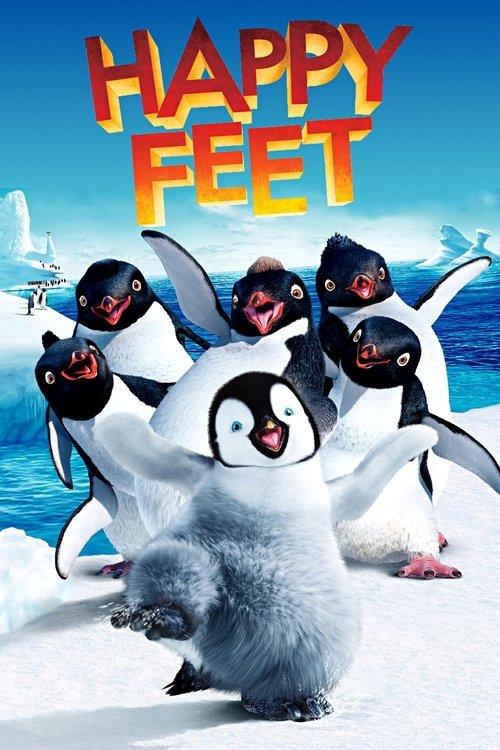 Happy Feet 2006 official movie poster