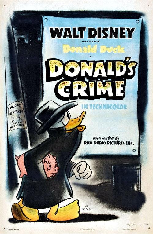 Donald's Crime 1945 official movie poster