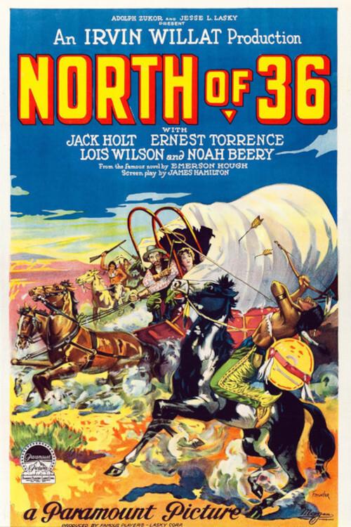 North of 36 1926 official movie poster