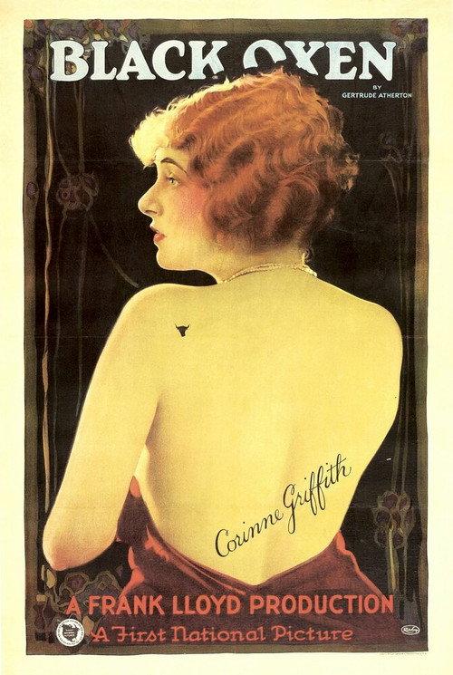 Black Oxen 1923 official movie poster