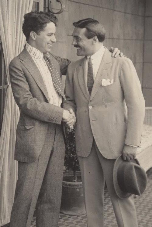 Max Linder Visits Charlie Chaplin 1917 official movie poster