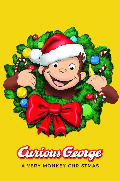 Curious George: A Very Monkey Christmas 2009 official movie poster