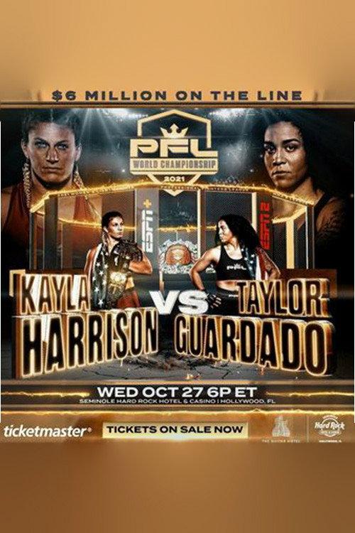 PFL 2021 #10: Championships - Harrison vs. Guardado 2021 official movie poster