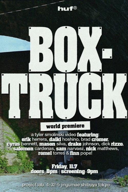 Box-Truck 2025 official movie poster