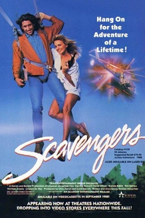 Scavengers 1987 official movie poster