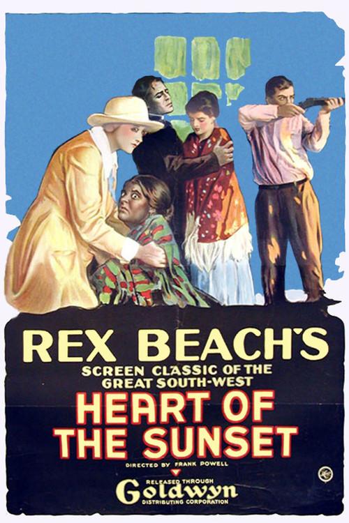 Heart of the Sunset 1918 official movie poster