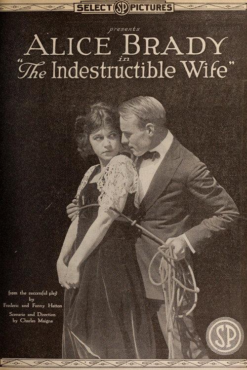 The Indestructible Wife 1919 official movie poster