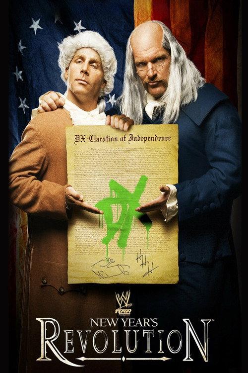 WWE New Year's Revolution 2007 2007 official movie poster