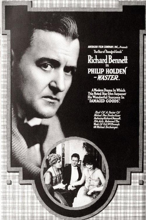 Philip Holden - Waster 1916 official movie poster