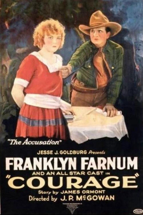 Courage 1924 official movie poster